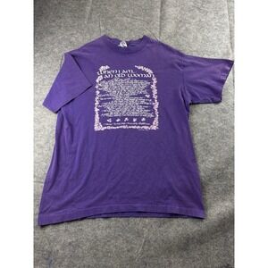 VTG SofTee Women L Funny Graphic Shirt When I Am An Old Woman By Elizabeth Lucas